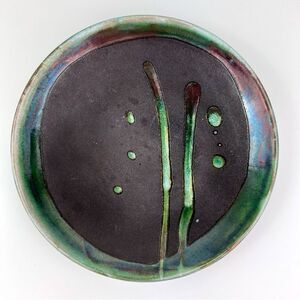 Tony Evans Raku Studio Pottery Bowl Vase  Centerpiece #224